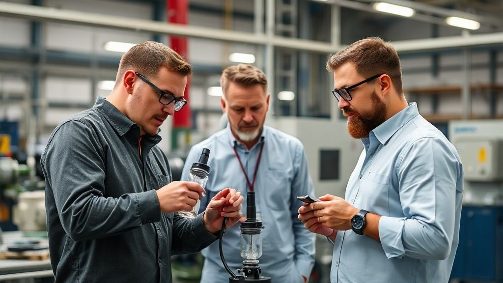 工程师讨论电子烟设计与质量控制